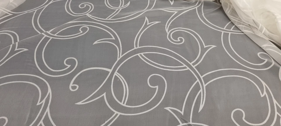 Gardinenstoff GS123 Stores Gardinen Stoffe Polyester Meterware Nähen 290 cm Hoch - Bild 2 von 4