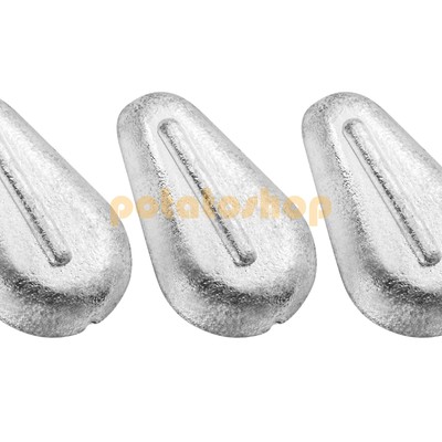 1/5pcs Fishing No-Roll Sinkers 1oz-5oz Lead Weights Catfish Rig