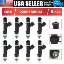 8Pcs Upgraded Fuel Injectors For 04 Ford F-150 XL XLT FX4 5.4L V8 0280158003