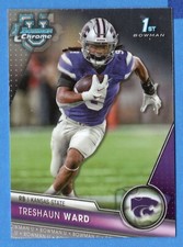 Treshaun Ward 2023 Bowman Chrome University  #3 Kansas State Wildcats