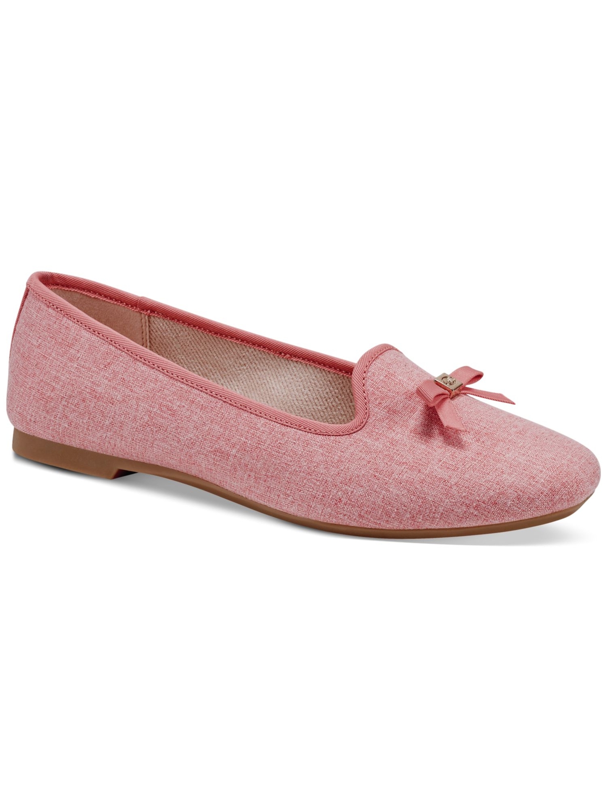 Женские лоферы-слипоны CHARTER CLUB Kimii кораллового цвета с металлическим отливом и круглым носком, 8,5 М