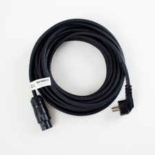 Micro Inverter Solar Anschlusskabel 90° Winkel Schuko + Betteristecker