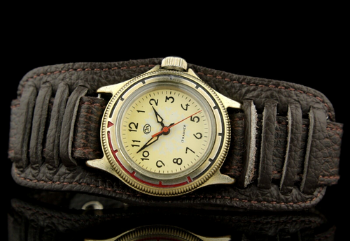 ☭ VOSTOK JUNIOR 2409A Vintage Soviet Mechanical Wristwatch SERVICED USSR CCCP ☭ - Picture 2 of 13