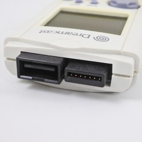 Dreamcast Official VISUAL MEMORY only HKT-7000 White NO Cap Sega VMU dc