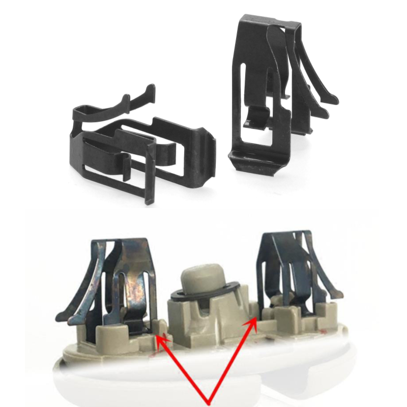 Sun Visor Bracket Fixed Iron Buckle Clip Kit For Toyota Corolla