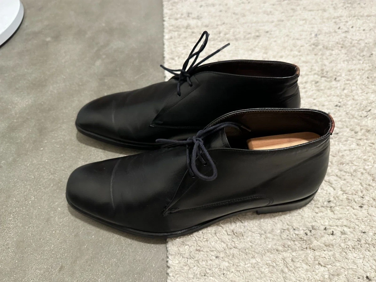 paul smith chukka boots black