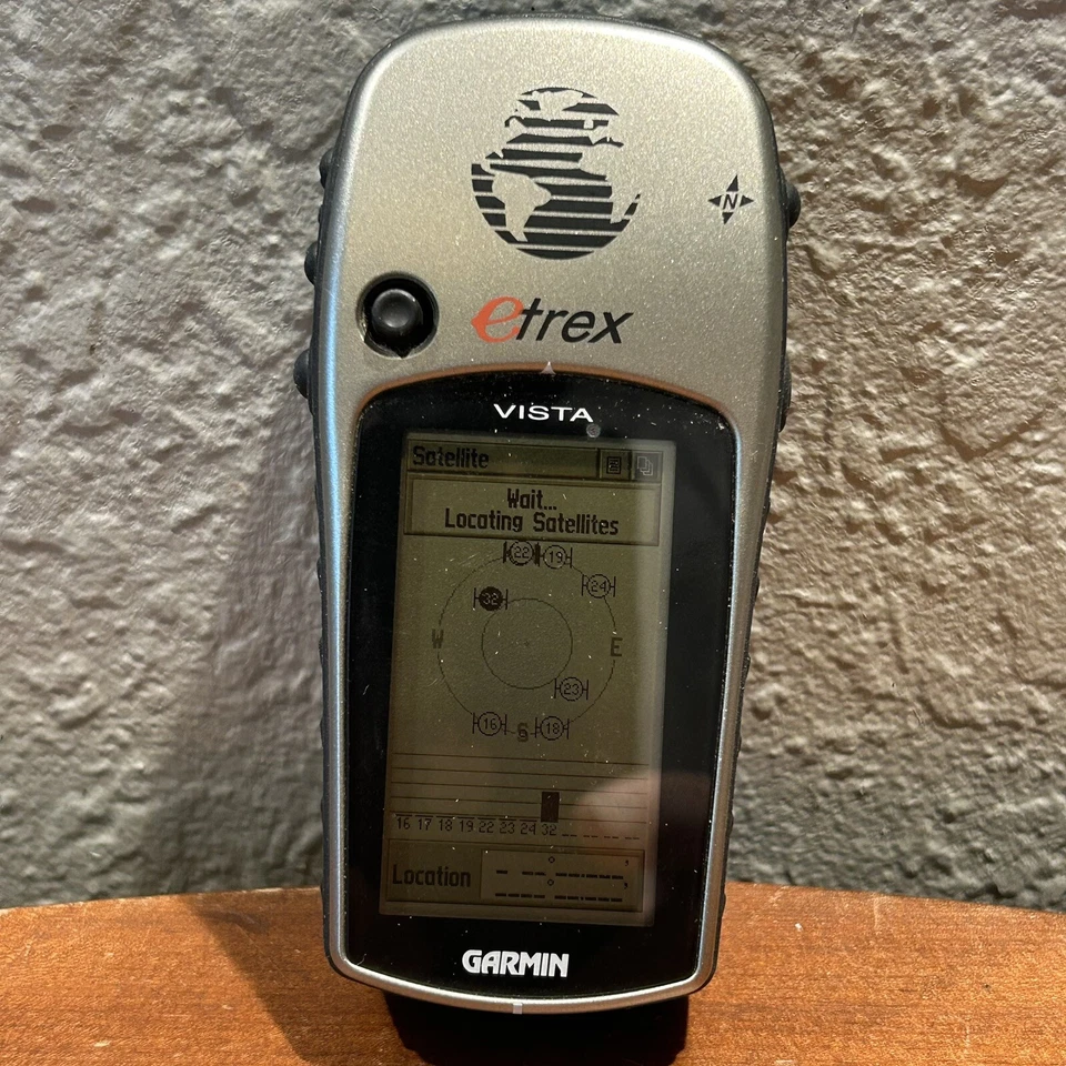 Garmin eTrex Vista Handheld Hiking GPS Navigator w/ Belt Holder Tested - Image 2 of 4