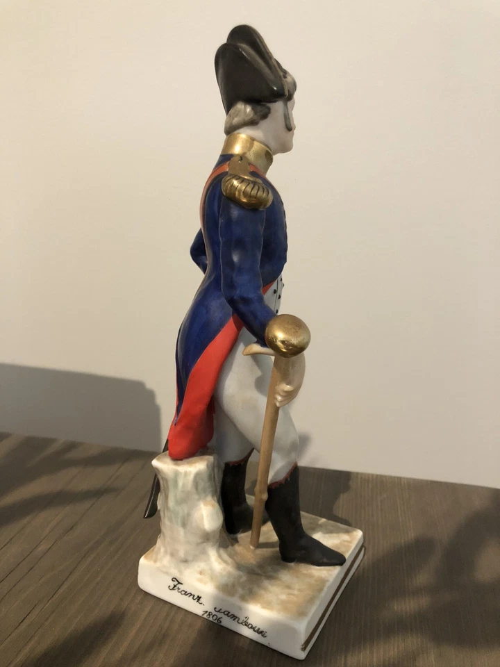 Antiguo ~ Voight Brother's Seatendorf Franz Tambour 1806 Porcelana Soldado 9 T Foto 4 de 4