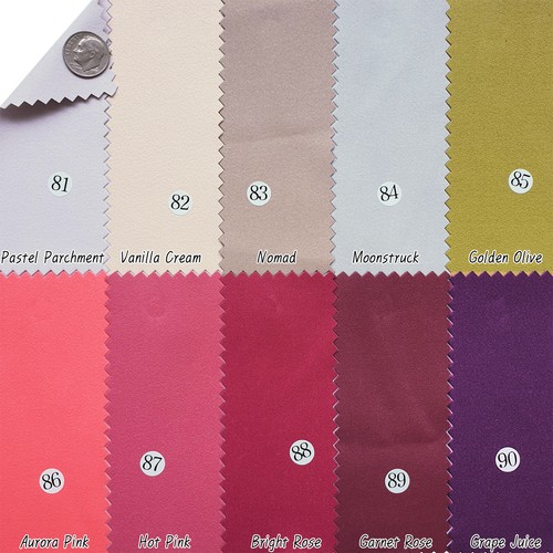 DOUBLE SIDE POLYESTER DUAL SKIN ULTRASUEDE DOESKIN CLOTHES JACKETS APPARELS 54'W - Picture 286 of 363