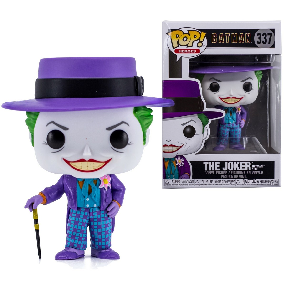 その他 Joker Batman 1989 The Joker With Hat Funko Pop #337 Heroes Vinyl
