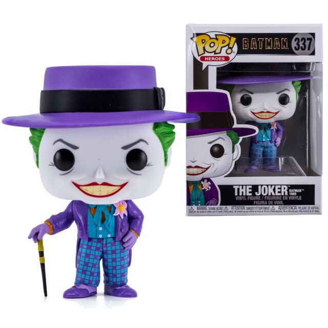 Batman 1989 The Joker With Hat Funko Pop #337 Heroes Vinyl Figure Brand New | eBay