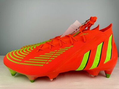 Adidas Predator Edge.1 SG Soccer Cleats Solar Red Mens Size  display picture 1