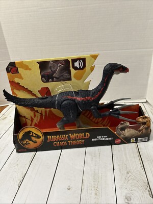 Jurrasic World  Chaos Theory Slash N Roar Therizinosaurus Dinosaur Netflix New