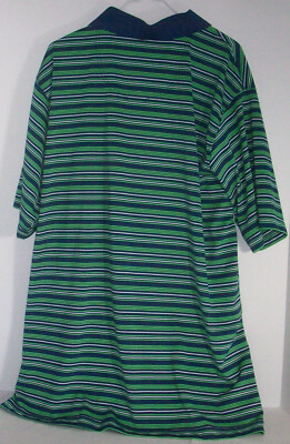 PEBBLE BEACH XL Dry-Luxe Performance Kelly Green Stripe Polo Golf Shirt:  EXC:NR | eBay