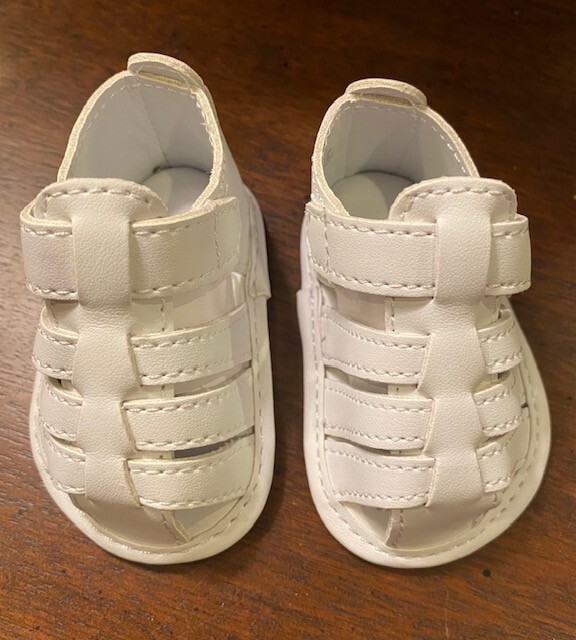 Girl Sz 1 , 6 Wks - 3 Mon, Crib Stage Sandal  Nib