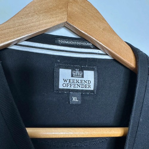 Weekend Offender T Shirt Size XL Black Logo Cotton Terrace - Picture 7 of 8