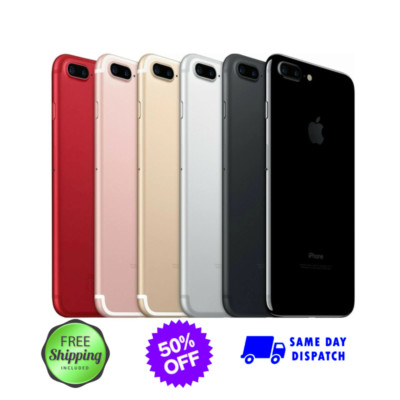 Apple iPhone 7 Plus 32GB/128GB ATT Unlocked Verizon Red Gold Black SmartPhone