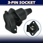 Trailer tractor plug socket 3Pin 12V 24V Agricultural Forest Best Machinery G4S5