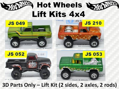 Hot Wheels Lift Kit - Toyota LC80 - 3D Printed - Parts Only - Picture 18 of 24