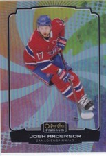 2022/23 OPC PLATINUM..JOSH ANDERSON..RAINBOW COLOR WHEEL..SP..# 91..CANADIENS