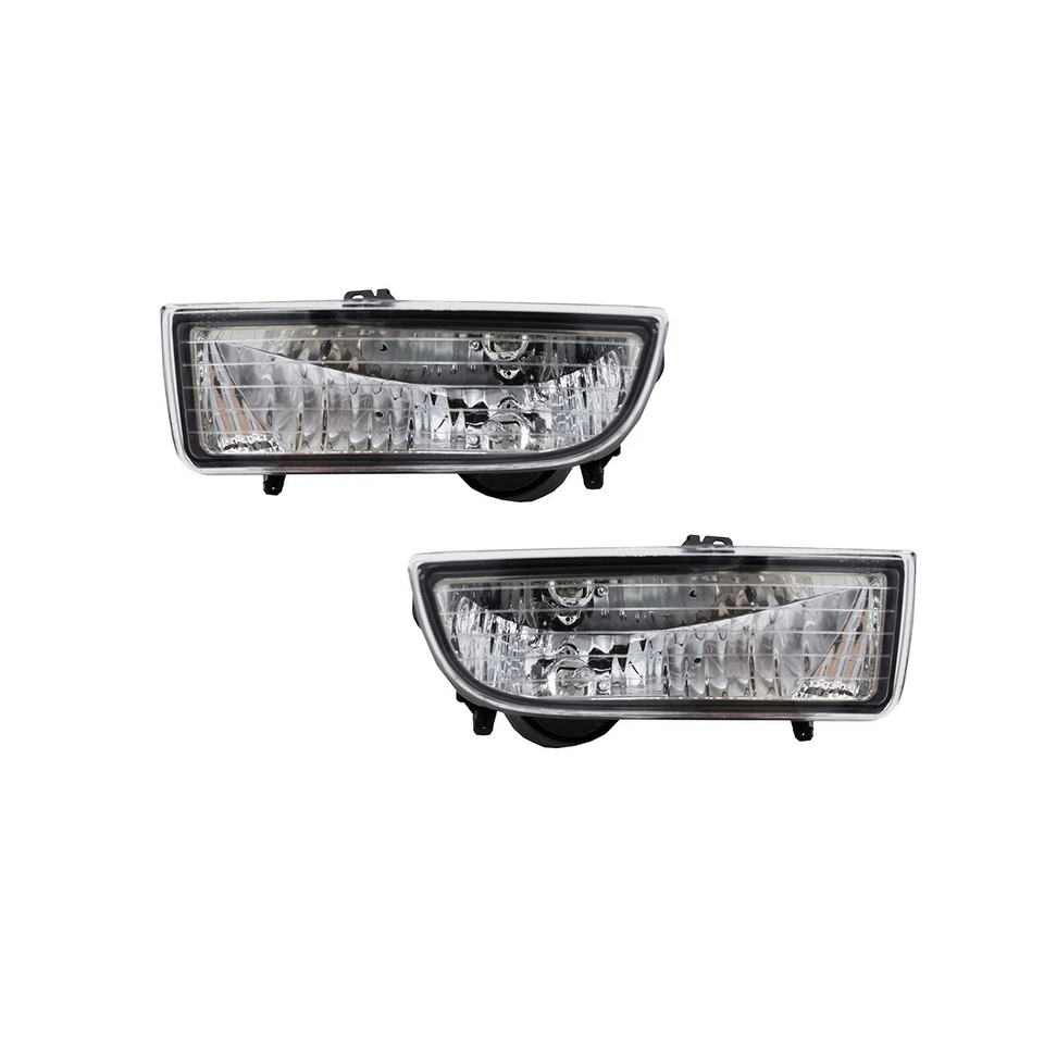 For 1997-2001 Honda Prelude Clear Lens Fog Lights Bumper Driving Lamps w/wiring - Image 2 of 4