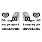 Set sticker 5 cm vehicle is CCTV monitored sticker mirrored 4061963000304