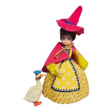 Vtg Walco Holiday Dress Li'l Missy Nursery Rhyme Beaded Doll Kit Mother Goose