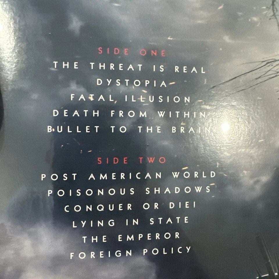 MEGADETH • Dystopia •  2016 Vinyl LP in Shrink -  First Edition New Hype Sticker - Image 4 of 4