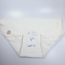 Lil Llama Baby Blanket Alpaca Soft Plush Velour Little Darling Stars