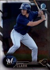 2016 Bowman Chrome Prospects #BCP70 Trent Clark Grisham Rookie Brewers Yankees