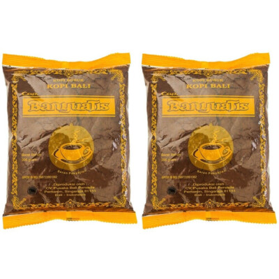 2 Pack of 200g  BanyuaTis Bali Coffee Kopi Bali Regular Bag Powder Kopi Bubuk