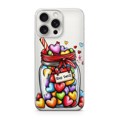 Sunny-Case Handyhülle für iphone 7 PLUS / 8PLUS heart bones Nr.794 rote Herzen