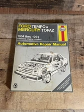 Haynes Repair Manual Ford Tempo & Mercury Topaz 1984-1994, 36078 1418