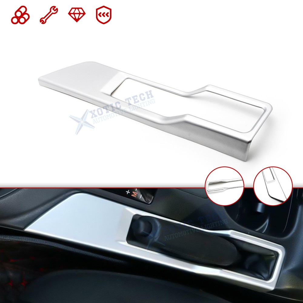 Silver Interior Handbrake Parking Frame Decorative Trim For Toyota RAV4 13-2018
