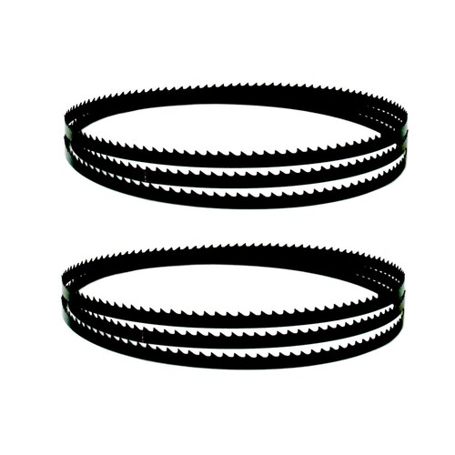 56-7/8 pouces x 1/4 pouce x 0,014 x 6 TPI, lames de scie à ruban carbone, lot de 2 - Photo 1/5