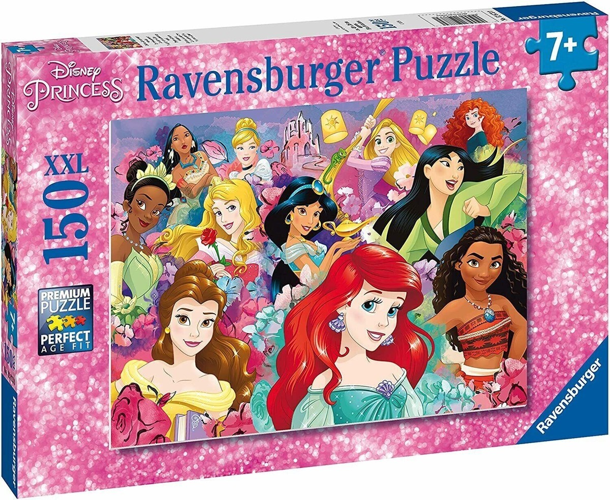 NEW SEALED Ravensburger 12873 Disney Princess 150Pc XXL Jigsaw