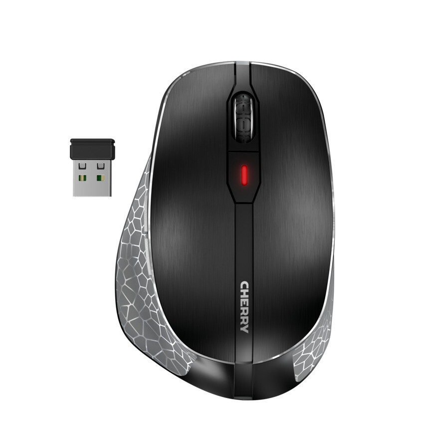 Mouse Cherry MW 8C ERGO (JW-8600) Mano Destra 6 Tasti Ottico RF Wireless
