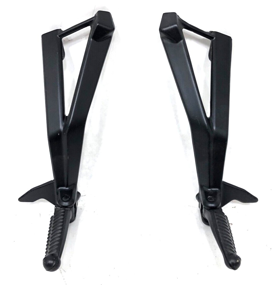 OEM Ducati 848 1098 1198 BLACK Left Right Rear Passenger Foot Pegs