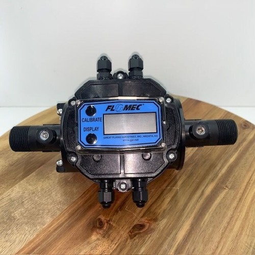 Flowmec GPI Flow Meter  1" NPT W/Display .6 - 40 GPM QSE10NPTT09Q1XA - Picture 1 of 12