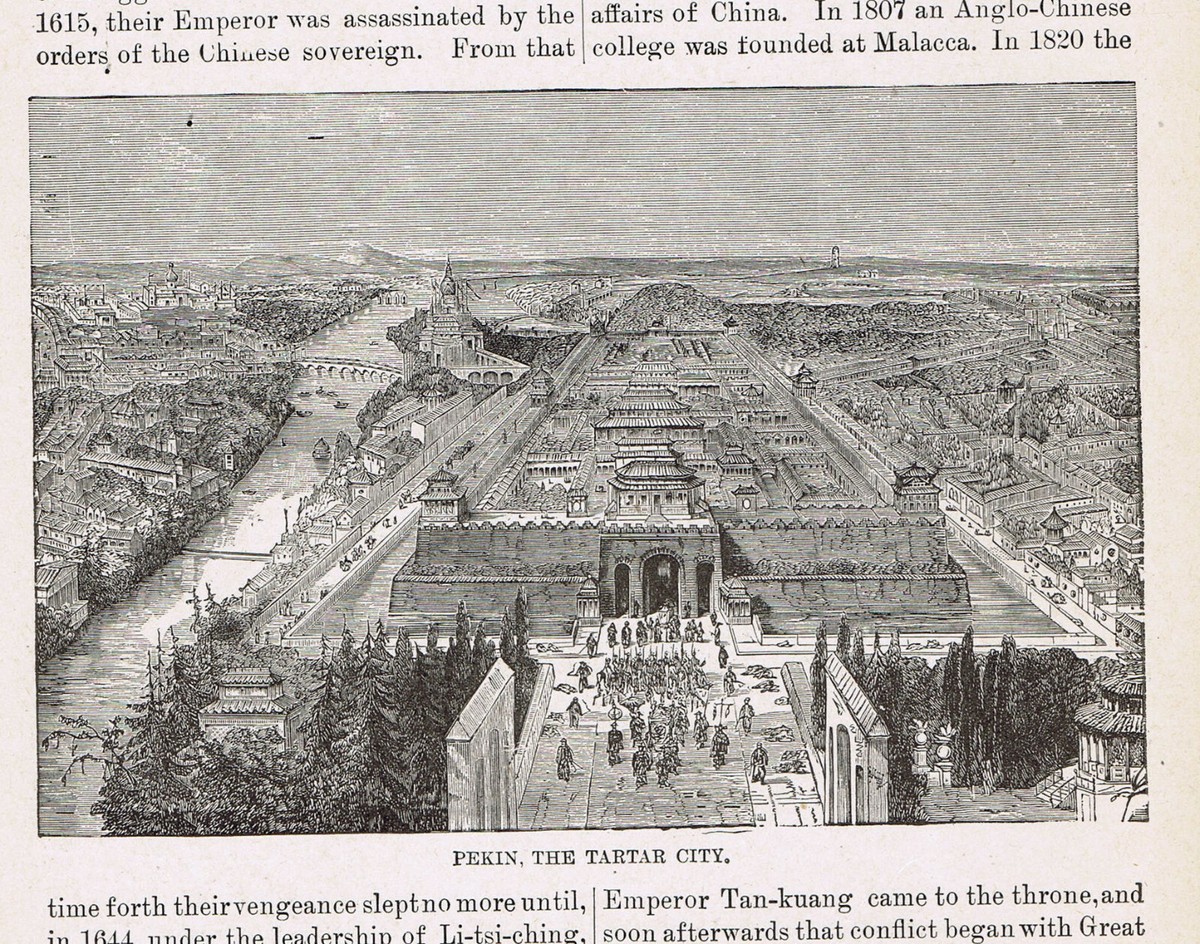 Tartar City of Peking &amp; Great Wall of China -1913 Page of History 