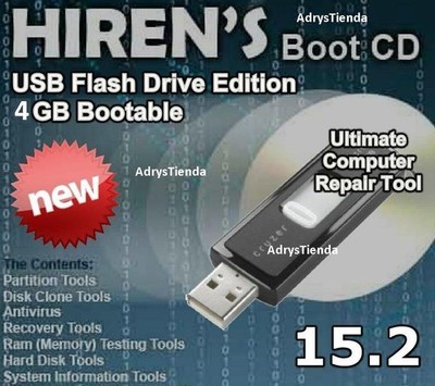 Hiren s Boot USB 2025 With Recovery Tools Free Same Day Shipping USA