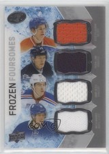 2016 Ice Frozen Foursomes Jesse Puljujarvi Patrik Laine Jimmy Vesey #F4-RC1 ka7