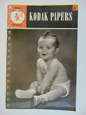 Vintage 1947 Kodak Papers Data Book