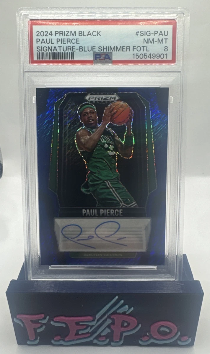 NBA UD BLACK 9/15 Paul Pierce 直筆サインカード Paul Pierce Basketball Autographed Sports Trading Cards