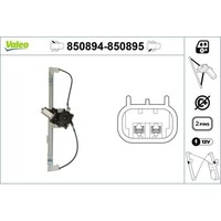 1X Fensterheber Valeo 850894 Passend FüR MERCEDES-BENZ