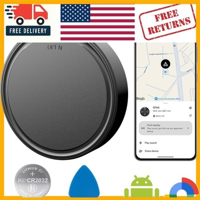 Secure Android Item Tracker - 2  Battery, Shareable Location, Waterproof