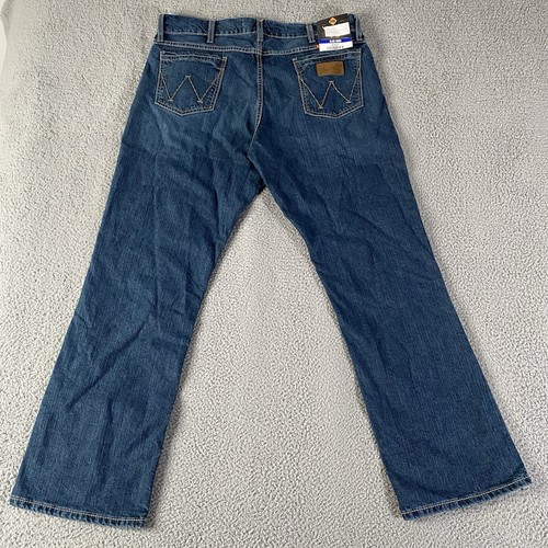 Wrangler FR Slim Boot Jeans Mens 38x32 Blue HRC2 2112 Fire Flame Resistant NEW