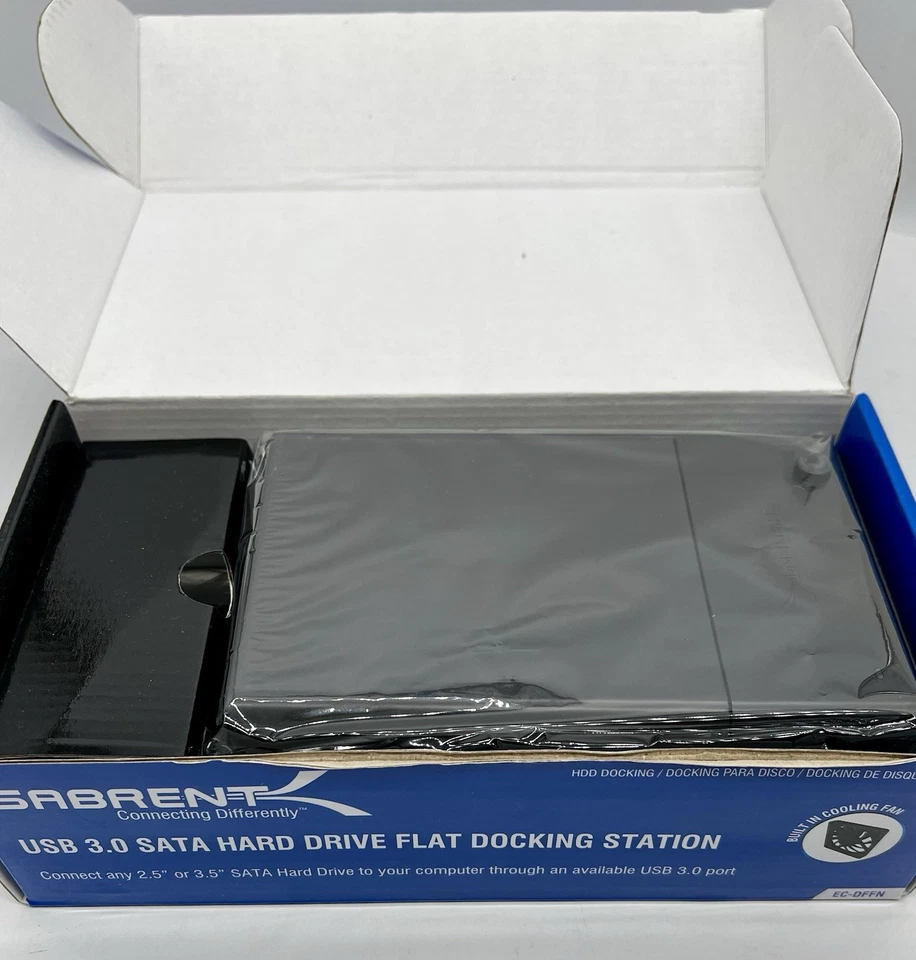 Sabrent USB 3.0 SATA Hard Drive Flat Docking Station NIB *Ships FAST - Image 2 of 4