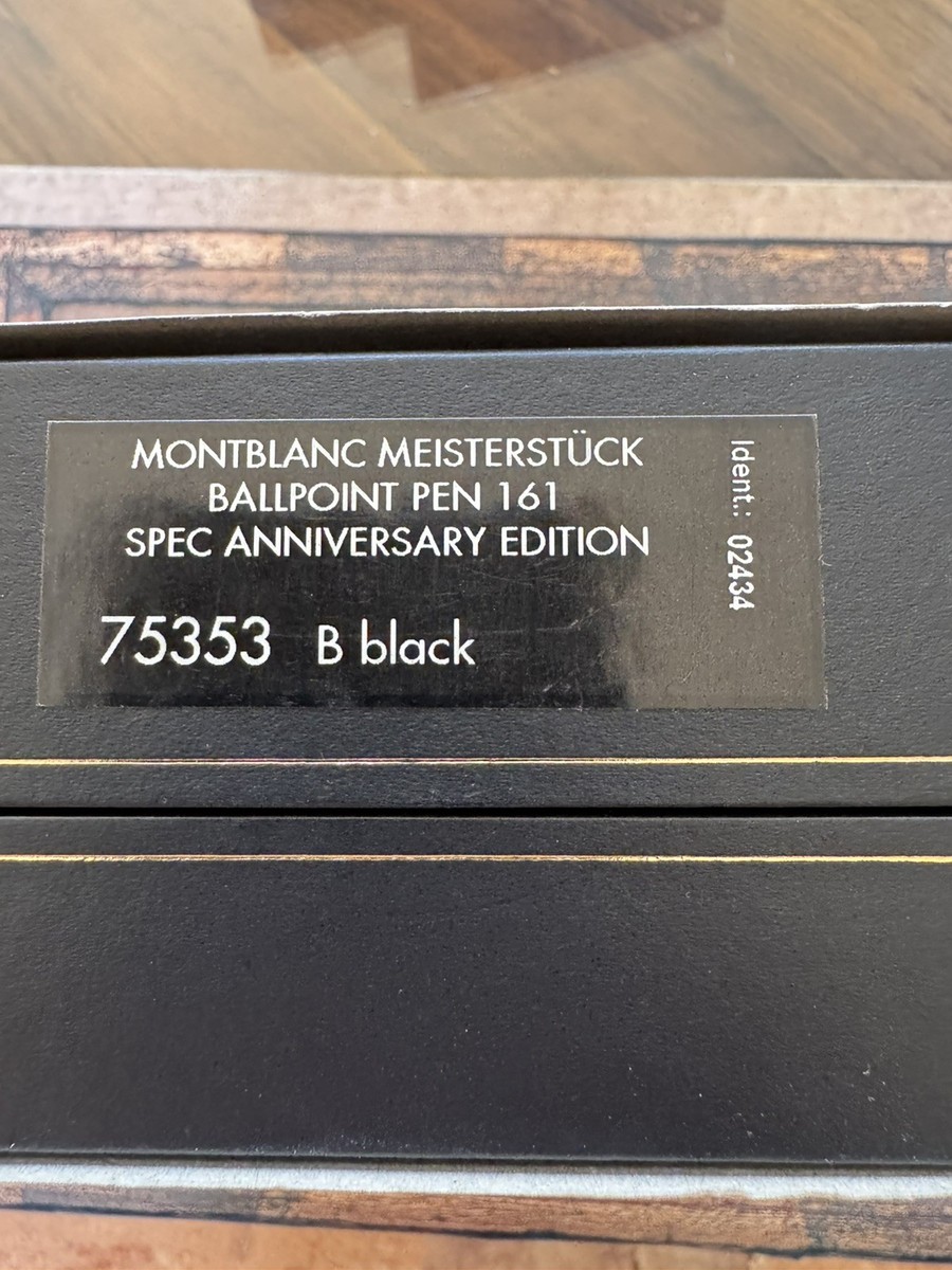 Montblanc Meisterstück 75th Anniversary Ballpoint Pen 161 Special