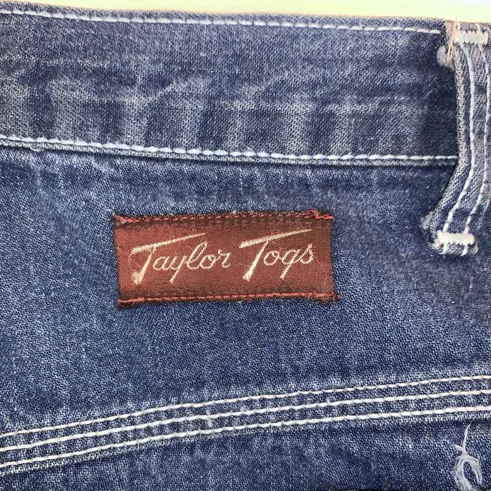 Jean De Colección Chaps Taylor Togs 14 Medida 27x30 Harry Grant Skoal Bandit NASCAR EE. UU. Foto 2 de 4